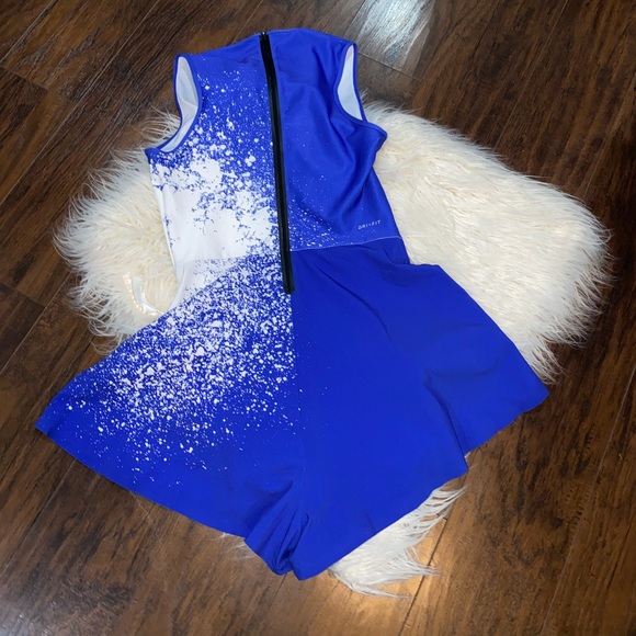 Nike Blue Court Power Women's Tennis Romper 🎾 - Picture 6 of 9